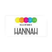 1-1/2" x 3" Reusable Dry Erase Message Badge