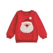 Appliqué Santa Toddler Sweatshirt