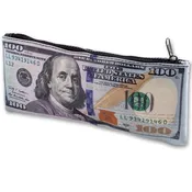 $100 US Banknote Zipper Pouch