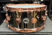 DW Drums Collector's 6.5x14 Snare Black Nickel Over Brass w/ Copper - Dales Drum Shop