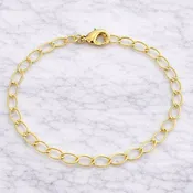 14k Gold Filled Twisted Bracelet - D.I.Y. - BUILD YOUR CHARM BRACELET!