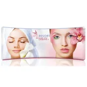 20 Ft. EZ Tube Display - Curved Single-Sided Graphic Package