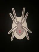 Black Widow Spider Design Silly Patch