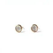 0.54 tcw Natural Pave Diamond Earrings
