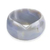 Blue-Grey Chalcedony Bangle