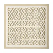 30 x 30 Neutral Paper Strands Art - Triangles