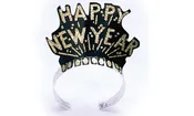 Black & Gold Happy New Year Tiara
