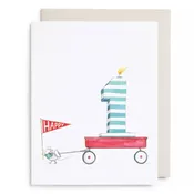 1st Birthday Greeting Card