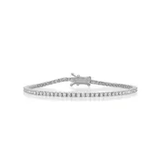 4 Prong Diamond White Gold Tennis Bracelet