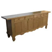 Asian Influenced Reclaimed Wood Buffet Cabinet