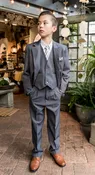 Boys Pinstripe Suit