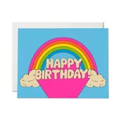 All Over Rainbows greeting card: Single