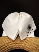 3D Floral Embroidered Charro Bow ( 34 )