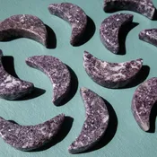 Lepidolite Crescent Moon