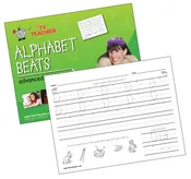 Alphabet Beats - uppercase ADVANCED Workbook-downloadable PDF