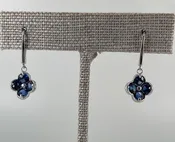 Blue Sapphire Earrings