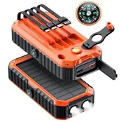 Iju Volta Plus Hand-Crank + Solar Power Bank Charger