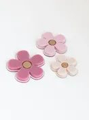 Dollhouse Butterflies + Flowers Wall Decor | Rose Pink Cream: Flower Set
