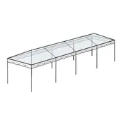 10×40 Clear Canopy Tent