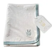Organic Cotton Baby Blanket - Ocean Sand LIMITED EDITION