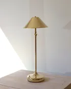 Anna Lari Cordless Emily Table Lamp in Glossy Brass (19")