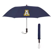 44" Arc Telescopic Folding Wood Handle Umbrella