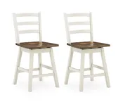 Brinfern – Swivel Stool (Set of 2) – Brown / Antique White