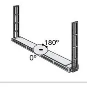 Model RPS-65  Cabinet Mounted Lift-Swivel Mount For A 65" TV