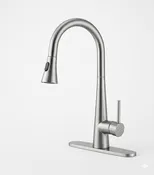 Brushed Nickel Pull-Down Kitchen Faucet - Durable & Stylish Design — Beaverton Kitchen Cabinets & Stone
