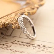 Estate Pavé Diamond Band