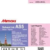 AS5 Ink Light Magenta 2L Pack