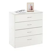 4-Drawer Storage Nightstand