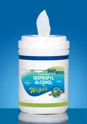 Critical Clean 99% Isopropyl Alcohol Wipes, Poly-Cellulose, 6" x 9"