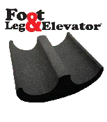 Foot & Leg Elevator™ – Sculptured channeled position comfort canals