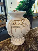 20" White Urn