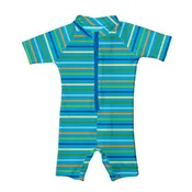 Aqua Stripe iplay Swim Sunsuit