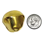 1.25″ Jingle Bells – Gold – 5 pc. pkg.