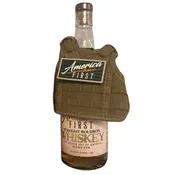 America First Straight Bourbon Whiskey with 1 Vest included (750 ml)