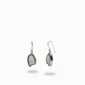 Agate Druzy Drop Earrings
