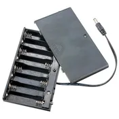 12 volt/8 x 1 AA Battery Holder w/leads