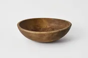 Antique Wood Bowl A.