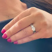 14k Solid And Heavy White Gold Round Cut Natural Diamond Engagement Ring Tension Ring Channel Set Wedding Ring 1.70ctw