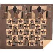 Bingham Star California King Quilt Set; 1-Quilt 130Wx115L w/2 Shams 21×37