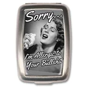 Allergic To Your Bullshit- Pill Box