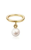 14KY La Jolie Freshwater Pearl Drop Ring