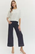GG Entro Navy Cuffed Hem Jean