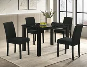 2120BK-5P RESIA DINING - BLACK