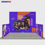 10ft Folding SEG Booth Kit with U-Shape Wall & 6 Sidewalls