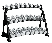 HOIST® 3-Tier Horizontal Beauty Bell Rack (CF-3462-3)