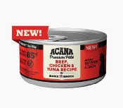 Acana Cat Premium Pate Beef, Chicken & Tuna Recipe 3oz